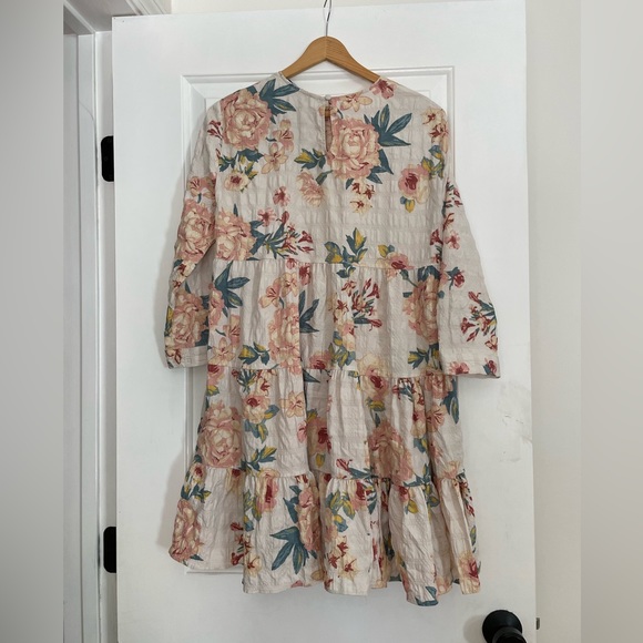 Zara | Oversized Floral Print Dress | Size M - Picture 3 of 6